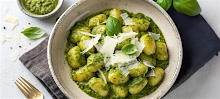 Arya Trattoria signature dishes Gnocchi al Pesto, Bistecca alla Fiorentina, Pappardelle alla Bolognese, Tiramisu